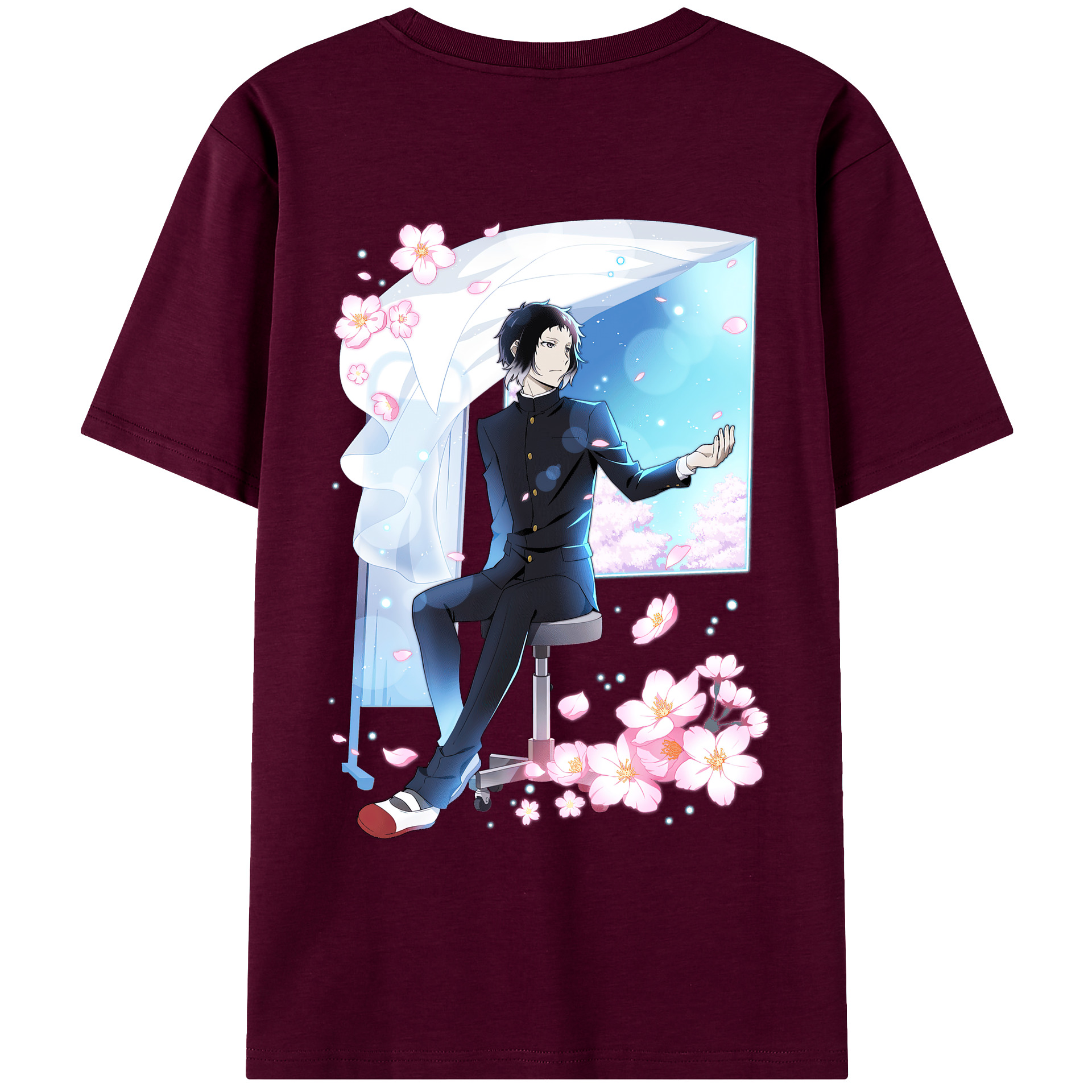 （画像用） 文豪ストレイドッグス Bungo Stray Dogs レディース半袖Tシャツ(バックプリント)